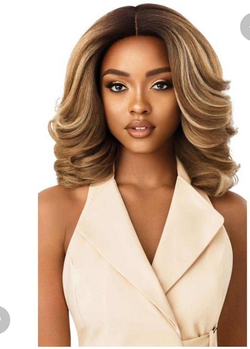 Outre Neesha 204 Lace Front Wig in DR4/HNBRN